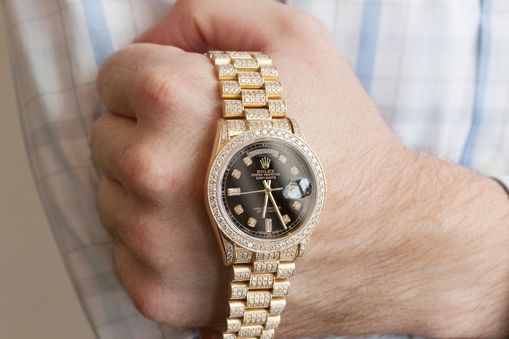 Fully-Diamond-Studded-Rolex